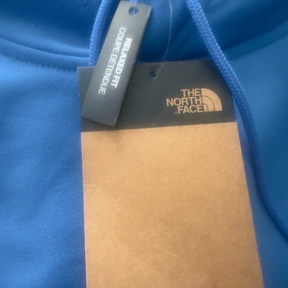 New men’s size S small blue costal pullover The North Face hoodie pockets